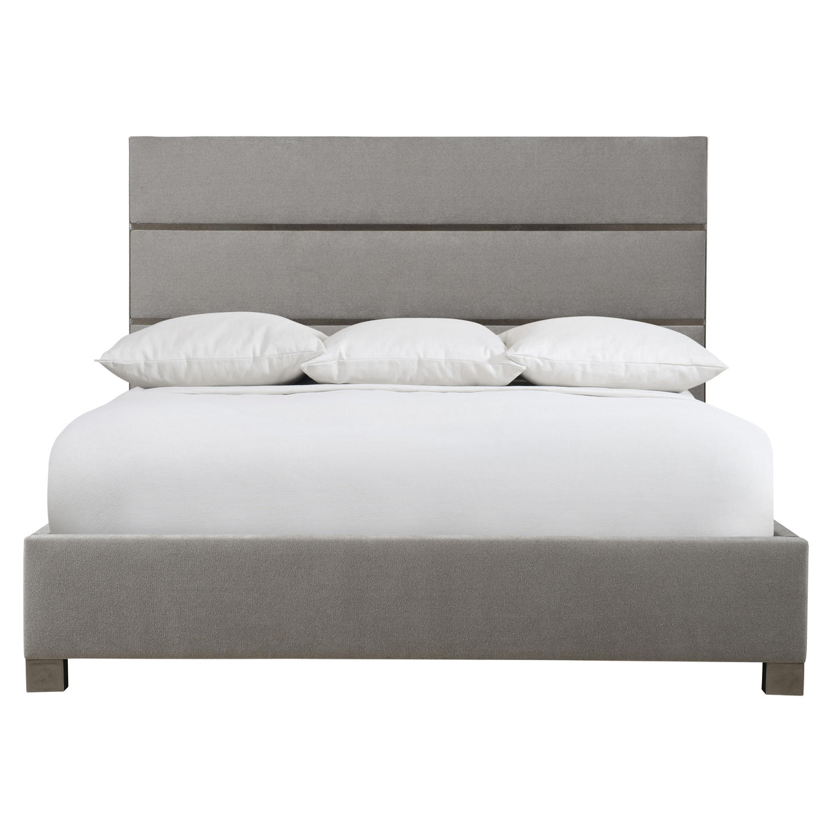 Tinsley Graphite King Panel Bed - Ornate Home