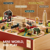 Tiny Land® 1920 Railway Adventure Train Table - Ornate Home