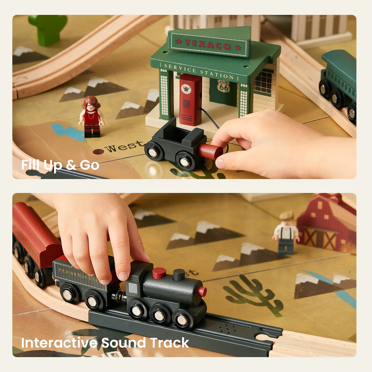 Tiny Land® 1920 Railway Adventure Train Table - Ornate Home