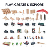 Tiny Land® 1920 Railway Adventure Train Table - Ornate Home