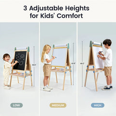 Tiny Land® 3-in-1 Art Easel for Kids - Ornate Home
