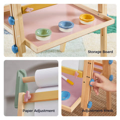 Tiny Land® 3-in-1 Art Easel for Kids - Ornate Home