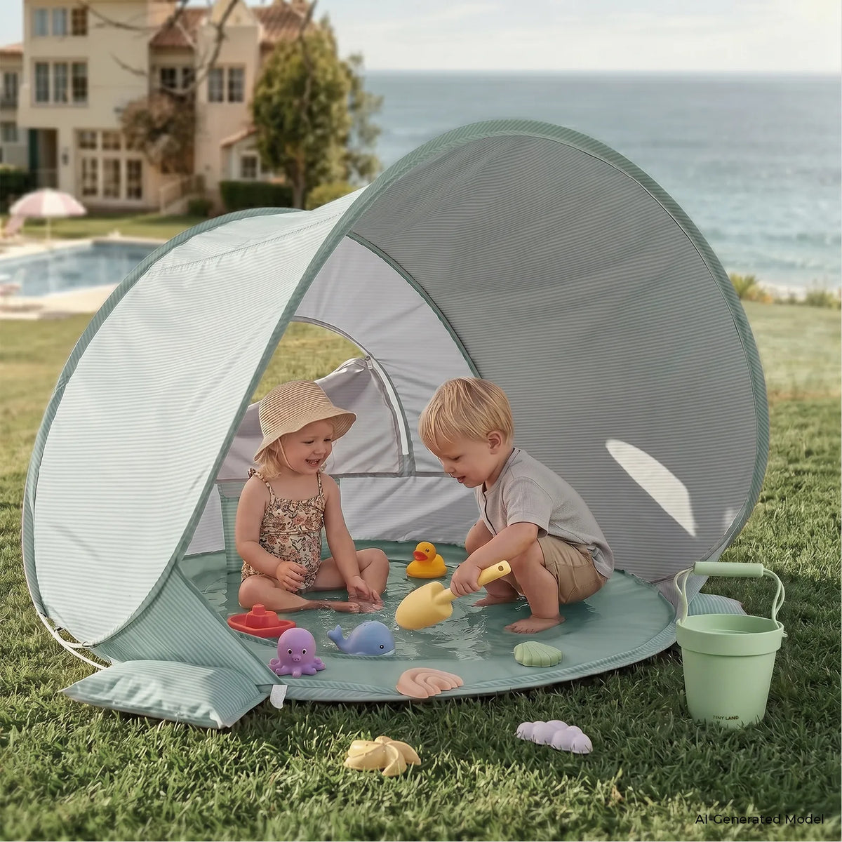 Tiny Land® 3-in-1 Baby Beach Tent - Ornate Home