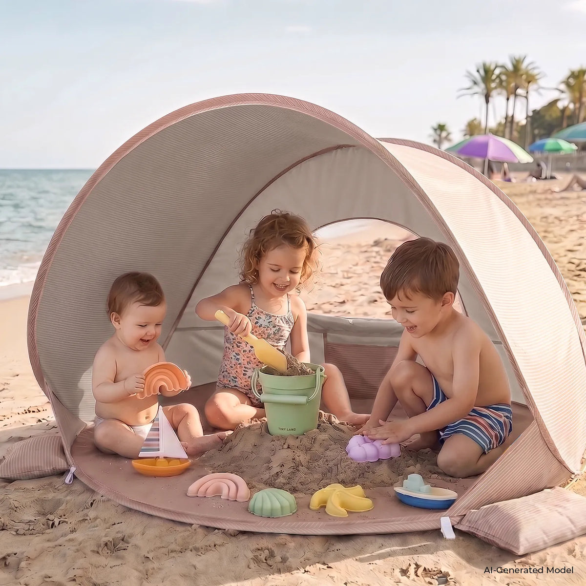 Tiny Land® 3-in-1 Baby Beach Tent - Ornate Home