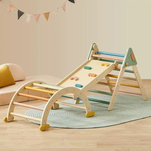 Tiny Land® 7-in-1 Morandi Pikler Triangle Set - Ornate Home