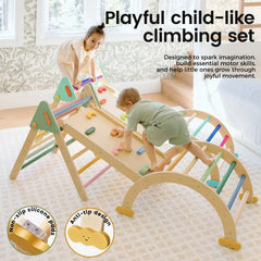 Tiny Land® 7-in-1 Morandi Pikler Triangle Set - Ornate Home