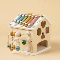 Tiny Land® Cottage Activity Cube - Morandi - Ornate Home