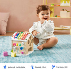 Tiny Land® Cottage Activity Cube - Rainbow - Ornate Home