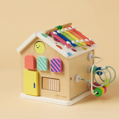 Tiny Land® Cottage Activity Cube - Rainbow - Ornate Home