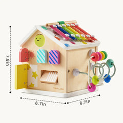 Tiny Land® Cottage Activity Cube - Rainbow - Ornate Home