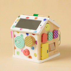 Tiny Land® Cottage Activity Cube - Rainbow - Ornate Home
