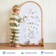 Tiny Land® Double-Sided Arched Magnet Chalkboard - Ornate Home