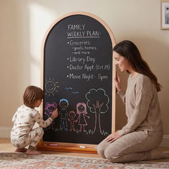 Tiny Land® Double-Sided Arched Magnet Chalkboard - Ornate Home