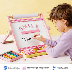 Tiny Land® Double-Sided Magnetic Tabletop Easel - Ornate Home