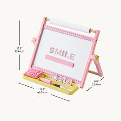 Tiny Land® Double-Sided Magnetic Tabletop Easel - Ornate Home