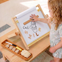 Tiny Land® Double-Sided Magnetic Tabletop Easel - Ornate Home