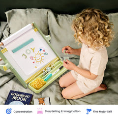 Tiny Land® Double-Sided Magnetic Tabletop Easel - Ornate Home