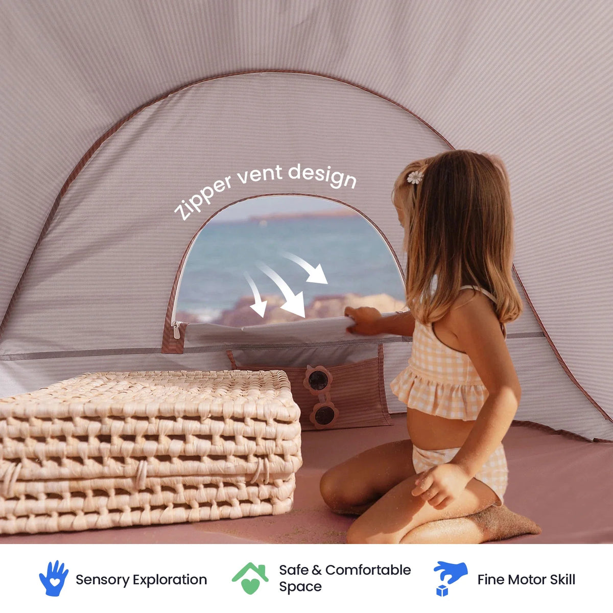 Tiny Land® One-Stop Beach Toy & Tent Set - Ornate Home