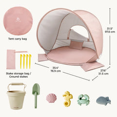 Tiny Land® One-Stop Beach Toy & Tent Set - Ornate Home
