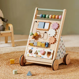 Tiny Land® Versatile Natural Wooden Baby Walker - Ornate Home