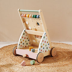 Tiny Land® Versatile Natural Wooden Baby Walker - Ornate Home