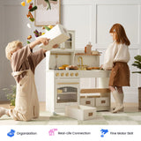 Tiny Land® Wooden Play Kitchen with Storage for Creative Toddlers - Ornate Home