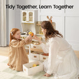 Tiny Land® Wooden Play Kitchen with Storage for Creative Toddlers - Ornate Home