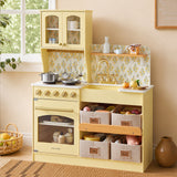 Tiny Land® Wooden Play Kitchen with Storage for Creative Toddlers - Ornate Home