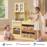 Tiny Land® Wooden Play Kitchen with Storage for Creative Toddlers - Ornate Home