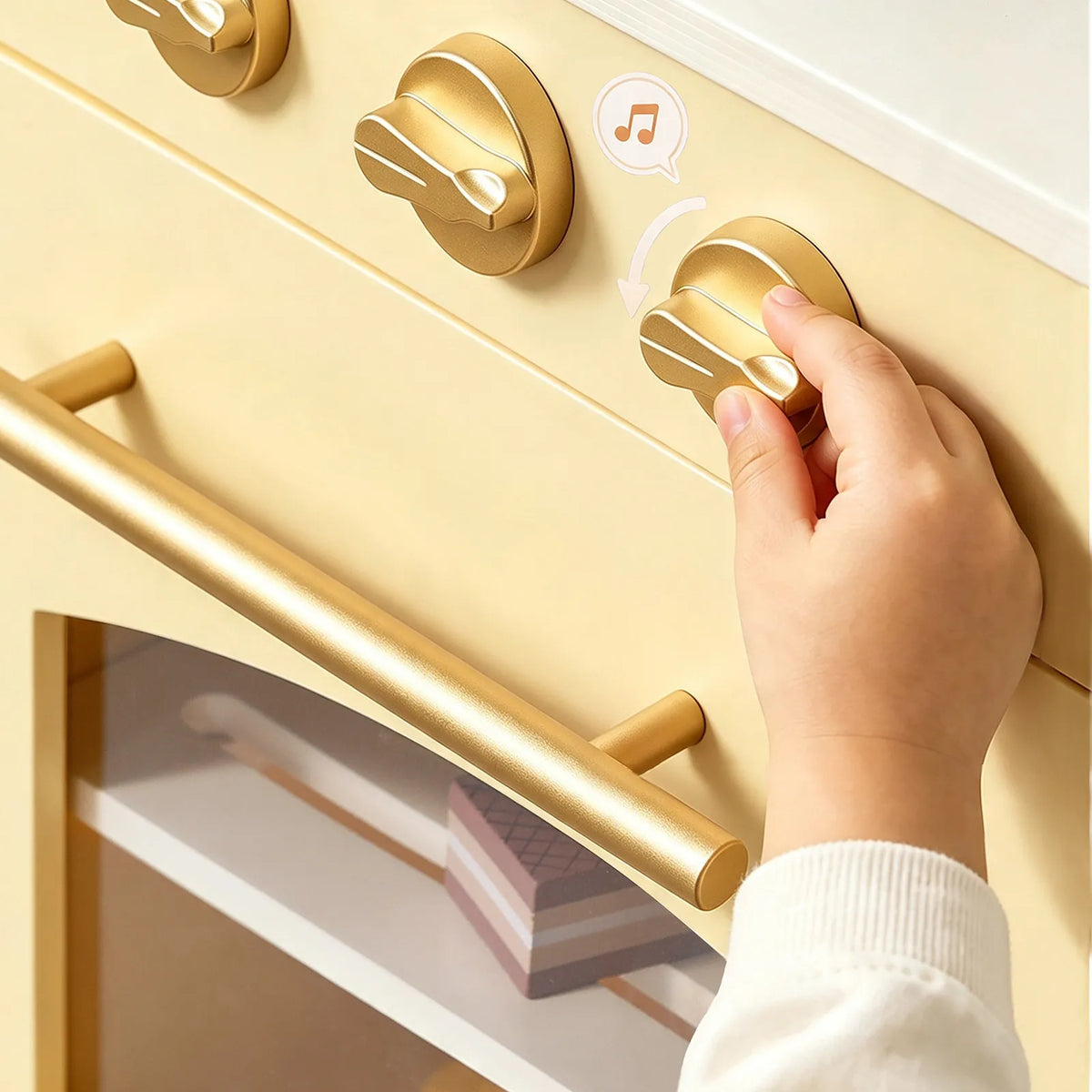 Tiny Land® Wooden Play Kitchen with Storage for Creative Toddlers - Ornate Home
