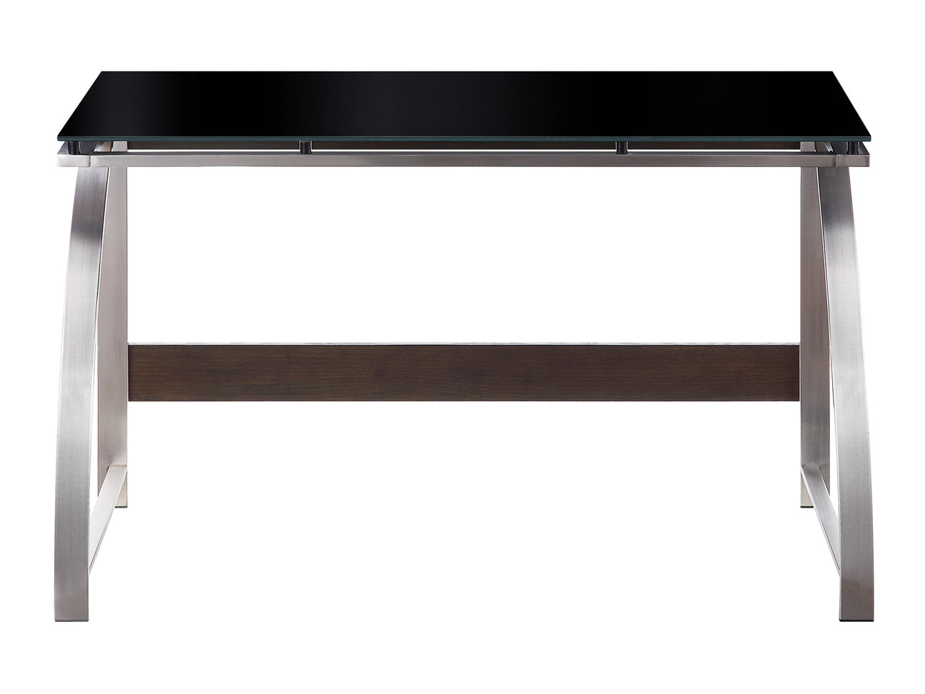 Tioga Espresso/Chrome Writing Desk - Ornate Home