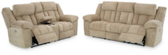 Tip-Off Power Reclining Sofa and Loveseat - Ornate Home