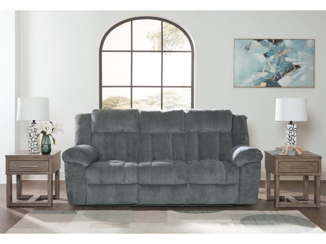 Tip-Off Slate Power Reclining Sofa - Ornate Home