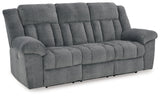 Tip-Off Slate Power Reclining Sofa - Ornate Home