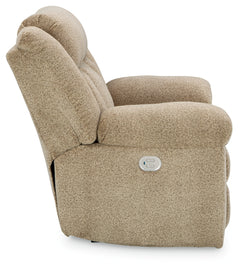 Tip-Off Wheat Power Recliner - Ornate Home