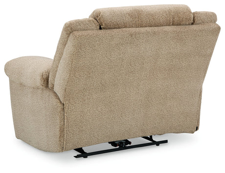 Tip-Off Wheat Power Recliner - Ornate Home