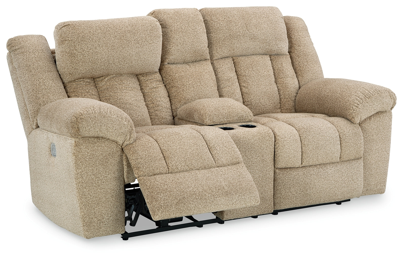 Tip-Off Wheat Power Reclining Loveseat - Ornate Home