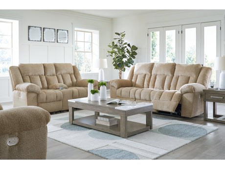 Tip-Off Wheat Power Reclining Sofa, Loveseat and Recliner - Ornate Home