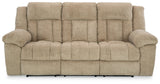Tip-Off Wheat Power Reclining Sofa, Loveseat and Recliner - Ornate Home