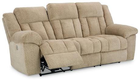 Tip-Off Wheat Power Reclining Sofa, Loveseat and Recliner - Ornate Home