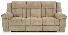 Tip-Off Wheat Power Reclining Sofa - Ornate Home