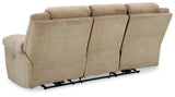 Tip-Off Wheat Power Reclining Sofa - Ornate Home