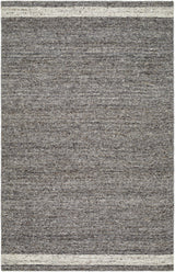 Tiran Gray Wool Area Rug - Ornate Home