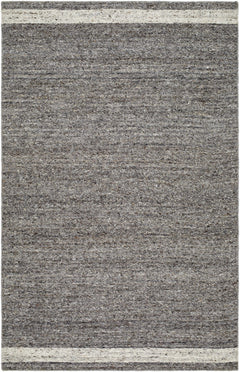 Tiran Gray Wool Area Rug - Ornate Home