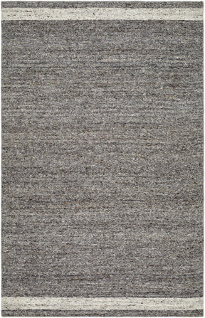 Tiran Gray Wool Area Rug - Ornate Home