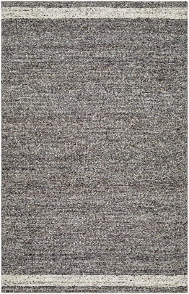 Tiran Gray Wool Area Rug - Ornate Home
