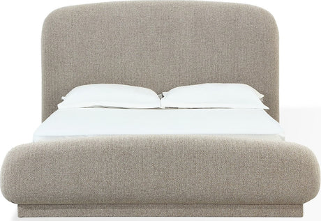 Tirimbina Hyena California King Chenille Upholstered Platform Bed - Ornate Home