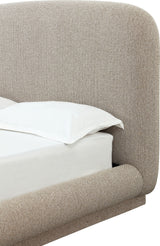 Tirimbina Hyena California King Chenille Upholstered Platform Bed - Ornate Home