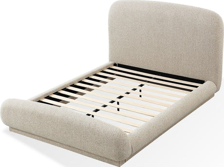 Tirimbina Hyena California King Chenille Upholstered Platform Bed - Ornate Home