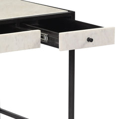 Tisbury Gunmetak/White Desk - Ornate Home